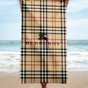 Burberry Beach Towel Summer Item Soft Cotton Luxury Accessories Fashion