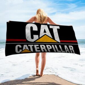 Caterpillar Inc Beach Towel Soft Cotton Luxury Summer Item Fashion Accessories