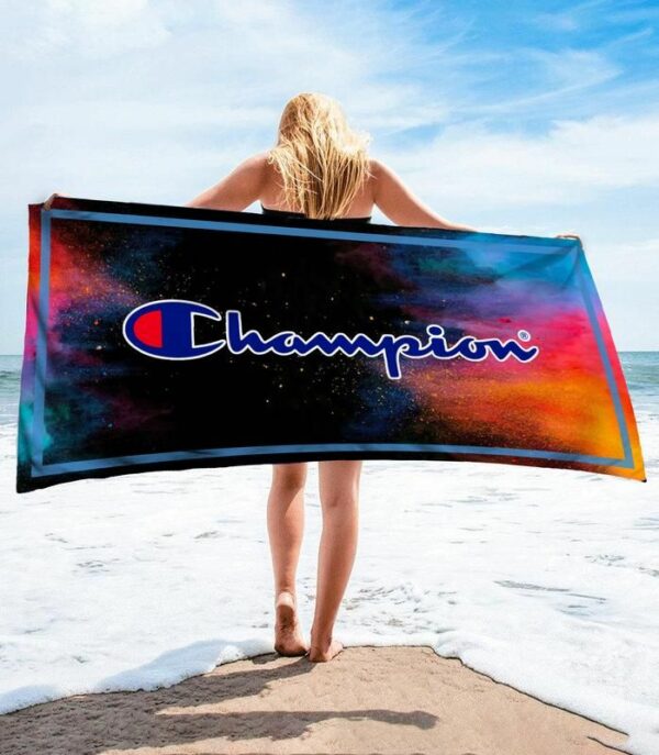 Champion Beach Towel Luxury Fashion Summer Item Soft Cotton Accessories