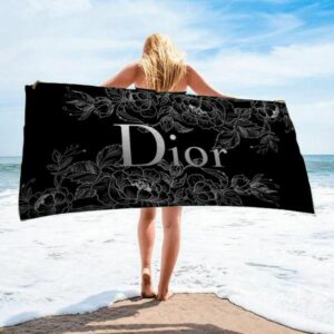 Dior Beach Towel Luxury Summer Item Fashion Accessories Soft Cotton