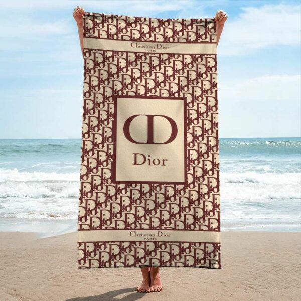 Dior Beach Towel Soft Cotton Summer Item Accessories Fashion Luxury
