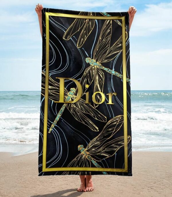 Dior Beach Towel Summer Item Accessories Soft Cotton Luxury Fashion