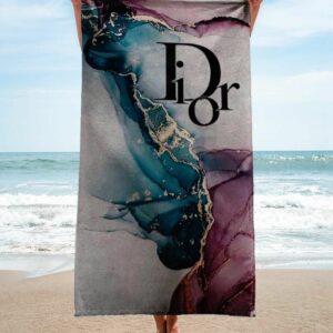 Dior Beach Towel Summer Item Soft Cotton Fashion Accessories Luxury