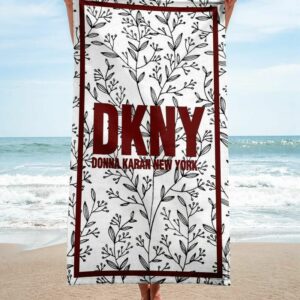 Dkny Beach Towel Summer Item Fashion Luxury Accessories Soft Cotton