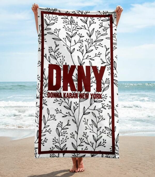 Dkny Beach Towel Summer Item Fashion Luxury Accessories Soft Cotton