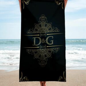Dolce & Gabbana Beach Towel Accessories Luxury Fashion Soft Cotton Summer Item