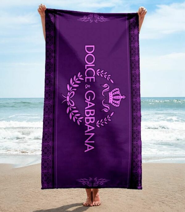 Dolce & Gabbana Beach Towel Fashion Luxury Summer Item Soft Cotton Accessories