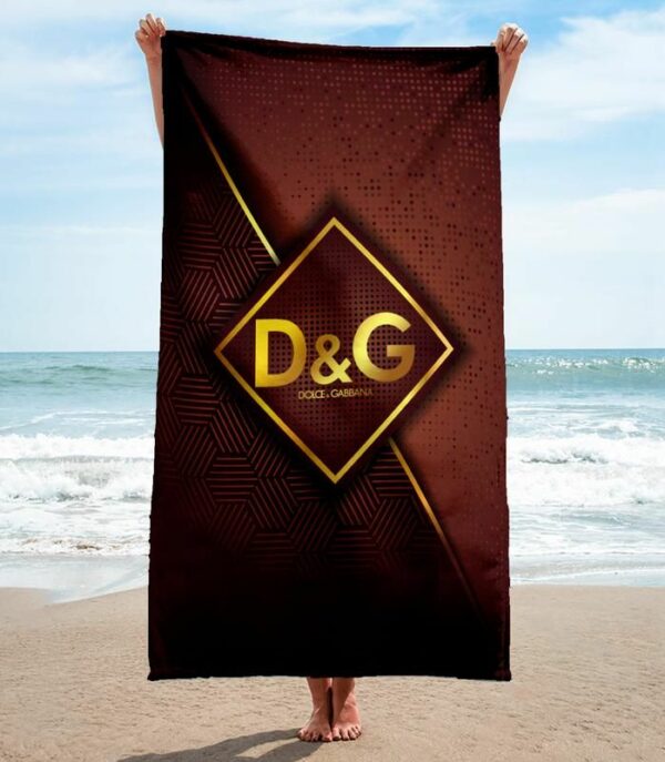 Dolce & Gabbana Beach Towel Luxury Accessories Fashion Summer Item Soft Cotton