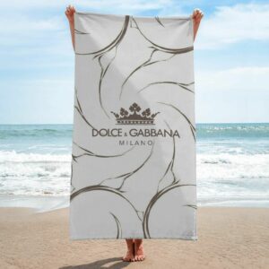 Dolce & Gabbana Beach Towel Luxury Soft Cotton Accessories Summer Item Fashion