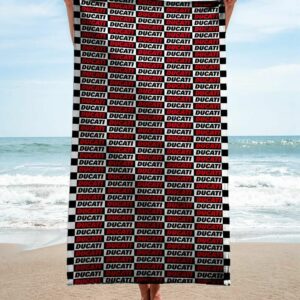 Ducati Beach Towel Accessories Fashion Luxury Soft Cotton Summer Item