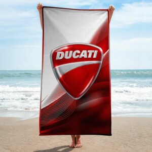 Ducati Beach Towel Luxury Soft Cotton Accessories Fashion Summer Item