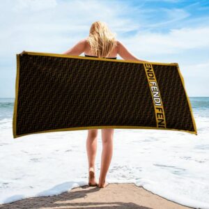 Fendi Beach Towel Accessories Summer Item Fashion Luxury Soft Cotton