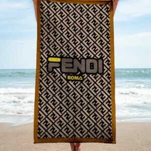Fendi Beach Towel Luxury Fashion Soft Cotton Accessories Summer Item