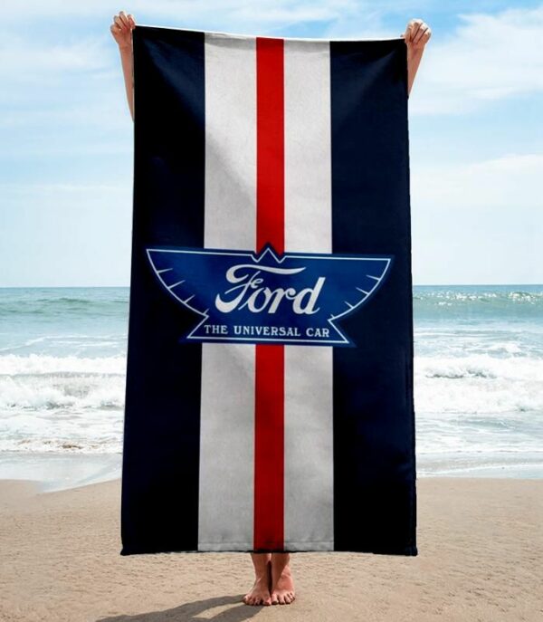 Ford Beach Towel Summer Item Soft Cotton Luxury Fashion Accessories