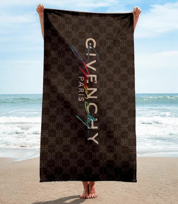 Givenchy Beach Towel Accessories Soft Cotton Luxury Summer Item Fashion