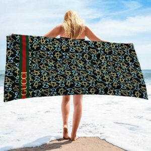 Gucci Beach Towel Accessories Luxury Summer Item Fashion Soft Cotton