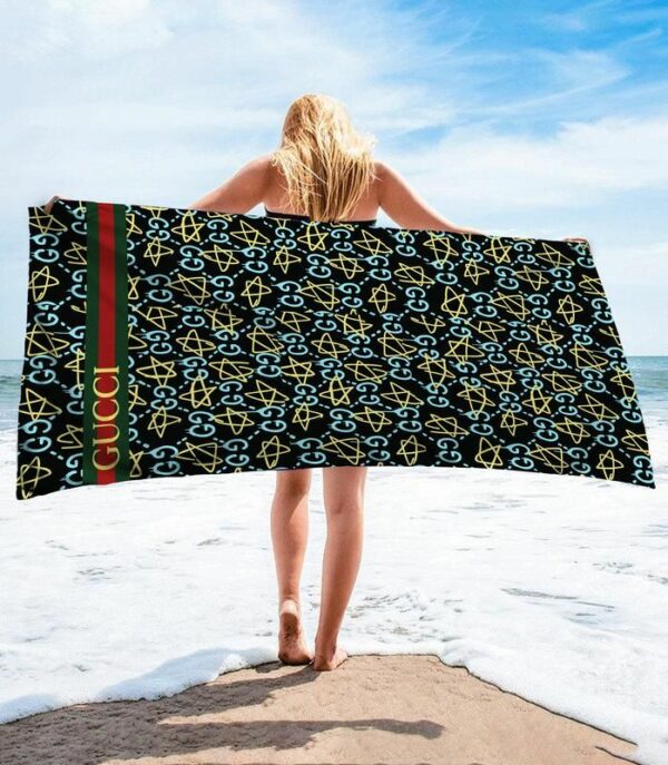 Gucci Beach Towel Accessories Luxury Summer Item Fashion Soft Cotton