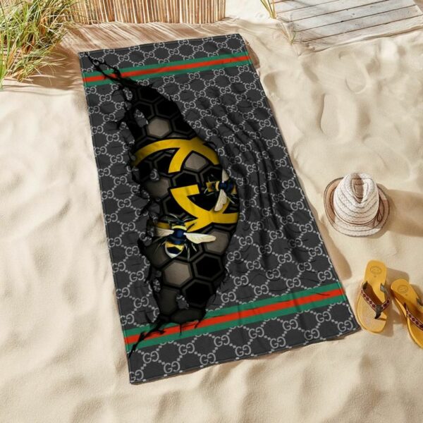 Gucci Beach Towel Accessories Soft Cotton Fashion Luxury Summer Item