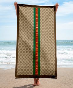 Gucci Beach Towel Accessories Soft Cotton Luxury Fashion Summer Item