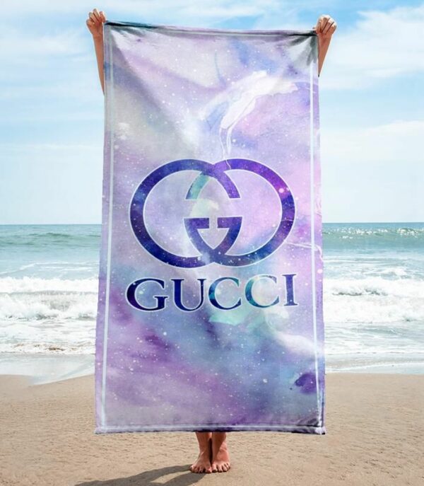 Gucci Beach Towel Fashion Accessories Luxury Soft Cotton Summer Item
