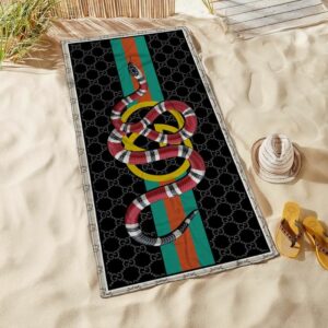 Gucci Beach Towel Fashion Soft Cotton Luxury Accessories Summer Item