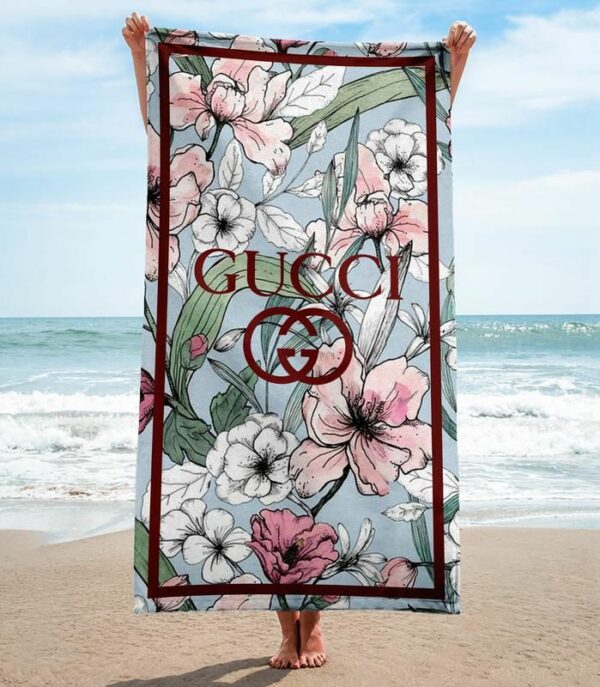 Gucci Beach Towel Fashion Soft Cotton Luxury Summer Item Accessories