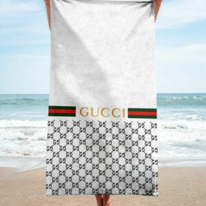 Gucci Beach Towel Fashion Summer Item Soft Cotton Luxury Accessories