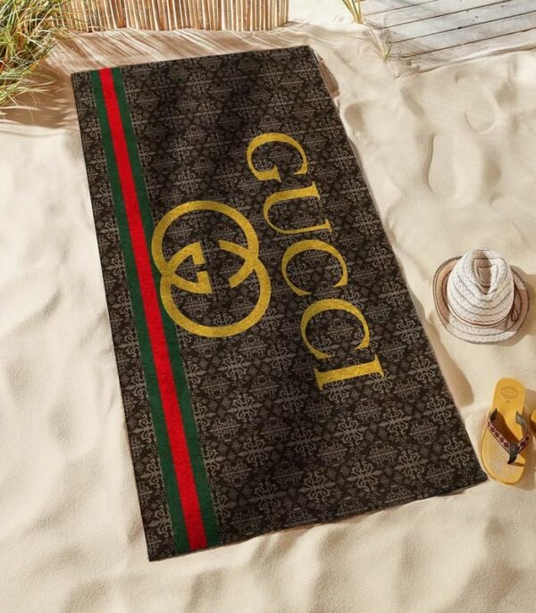 Gucci Beach Towel Luxury Accessories Summer Item Fashion Soft Cotton