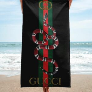 Gucci Beach Towel Soft Cotton Fashion Luxury Summer Item Accessories