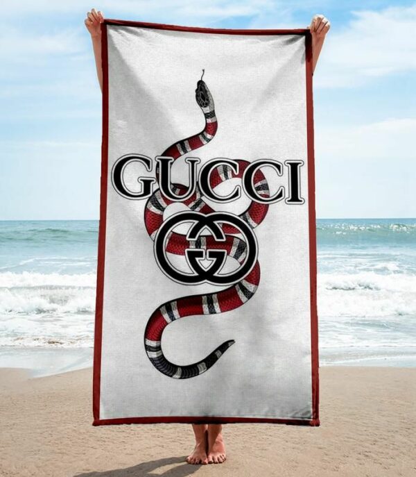 Gucci Beach Towel Summer Item Soft Cotton Luxury Accessories Fashion