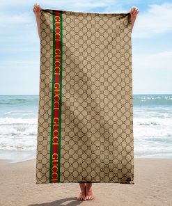 Gucci La Beach Towel Fashion Luxury Soft Cotton Accessories Summer Item