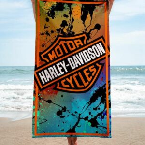 Harley Davidson Beach Towel Accessories Fashion Soft Cotton Summer Item Luxury