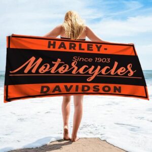 Harley Davison Beach Towel Accessories Fashion Soft Cotton Summer Item Luxury