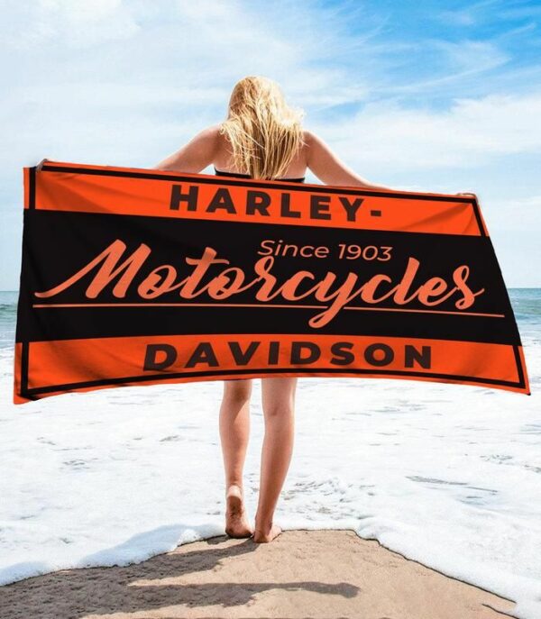 Harley Davison Beach Towel Accessories Fashion Soft Cotton Summer Item Luxury