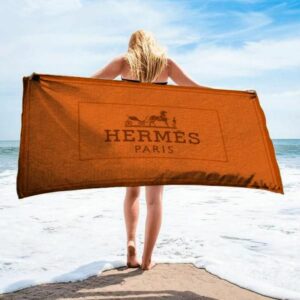 Hermes Beach Towel Fashion Luxury Summer Item Accessories Soft Cotton