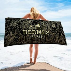 Hermess Beach Towel Fashion Summer Item Soft Cotton Accessories Luxury