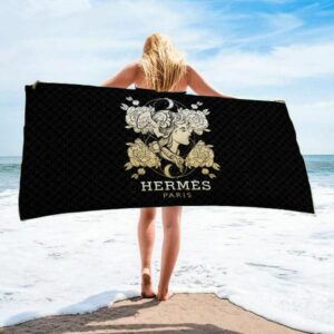 Hermess Beach Towel Soft Cotton Summer Item Fashion Luxury Accessories