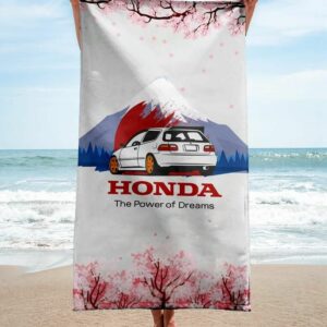 Honda Beach Towel Luxury Summer Item Soft Cotton Fashion Accessories