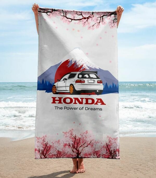 Honda Beach Towel Luxury Summer Item Soft Cotton Fashion Accessories