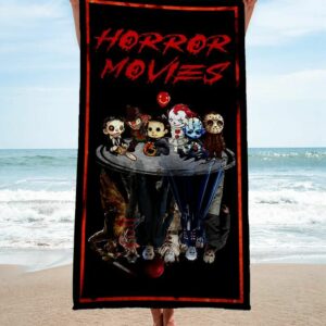 Horror Movies Beach Towel Fashion Summer Item Soft Cotton Accessories Luxury