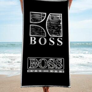 Hugo Boss Beach Towel Summer Item Luxury Fashion Accessories Soft Cotton