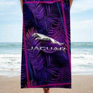 Jaguar Beach Towel Fashion Soft Cotton Summer Item Luxury Accessories