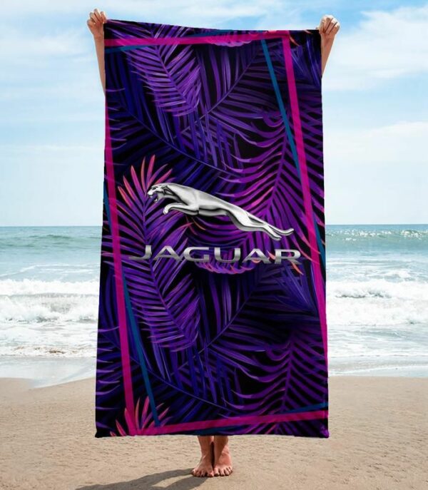 Jaguar Beach Towel Fashion Soft Cotton Summer Item Luxury Accessories