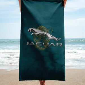 Jaguar Beach Towel Luxury Fashion Accessories Summer Item Soft Cotton