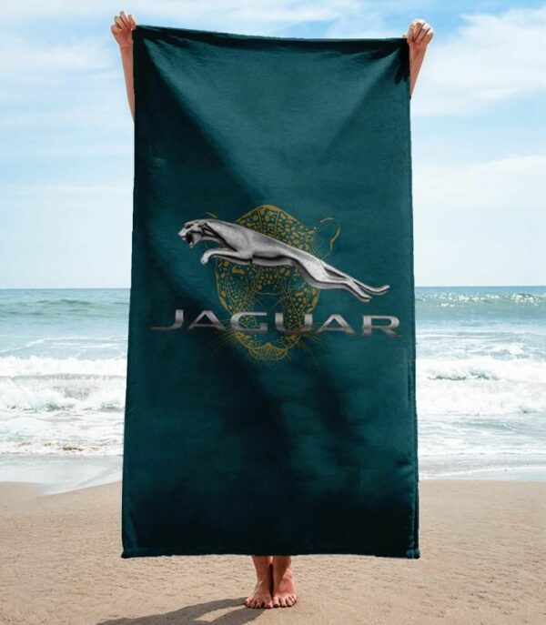 Jaguar Beach Towel Luxury Fashion Accessories Summer Item Soft Cotton