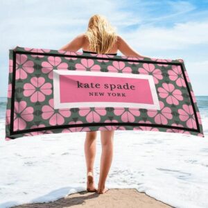 Kate Spade Beach Towel Accessories Fashion Soft Cotton Summer Item Luxury