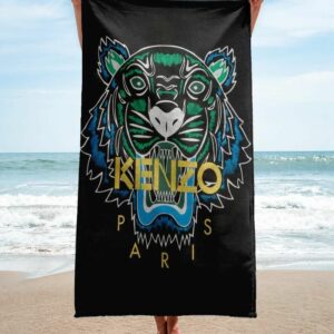 Kenzo Beach Towel Summer Item Soft Cotton Luxury Accessories Fashion