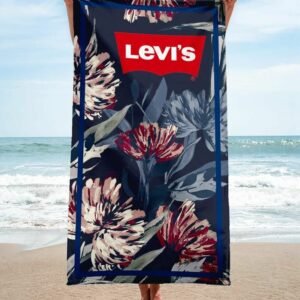 Levi Strauss & Co Beach Towel Soft Cotton Accessories Luxury Summer Item Fashion