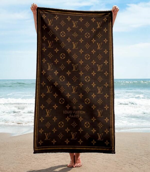 Louis Vuitton Beach Towel Accessories Luxury Summer Item Soft Cotton Fashion