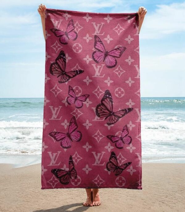 Louis Vuitton Beach Towel Fashion Accessories Summer Item Luxury Soft Cotton